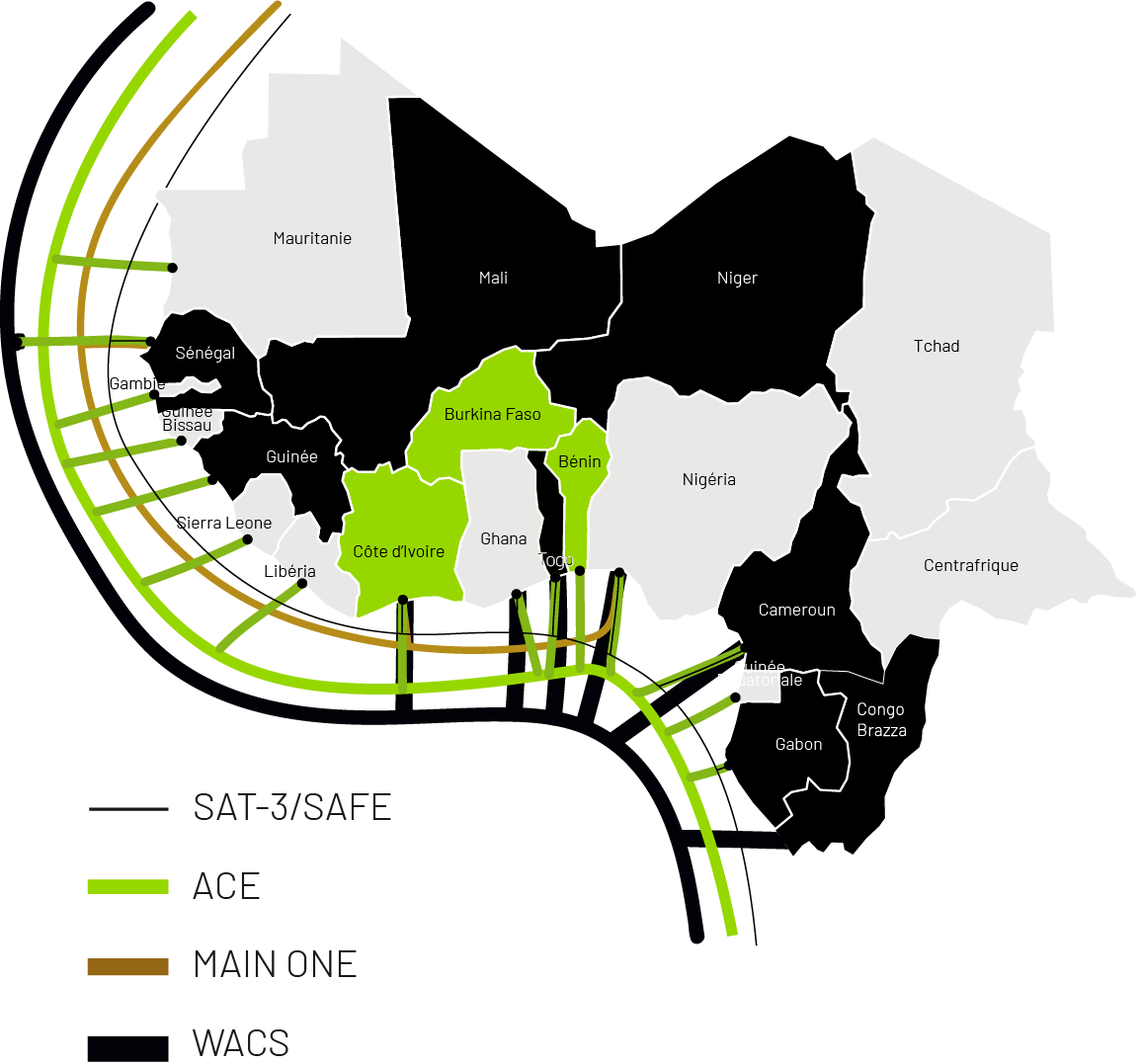 carte de connexion internet de l'afrique-- Dataconnect ci - fournisseur d'accès internet pour entreprise